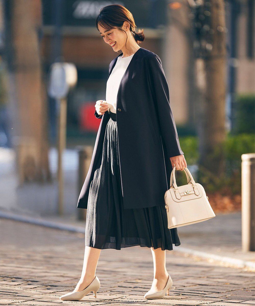 ANY SIS 【洗える】シャイニープリーツ スカート 