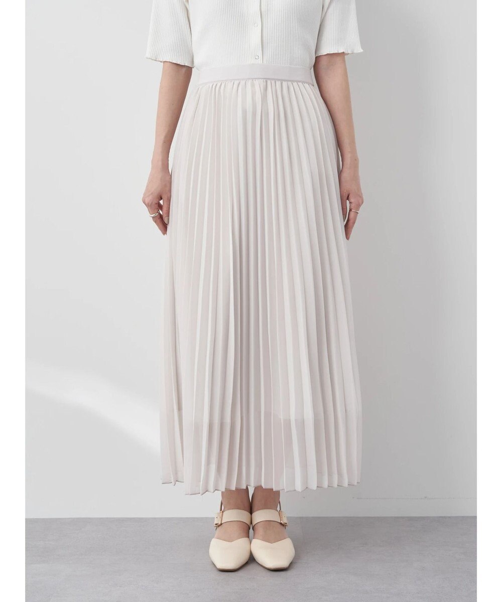 earth music&ecology すきな丈プリーツスカート 