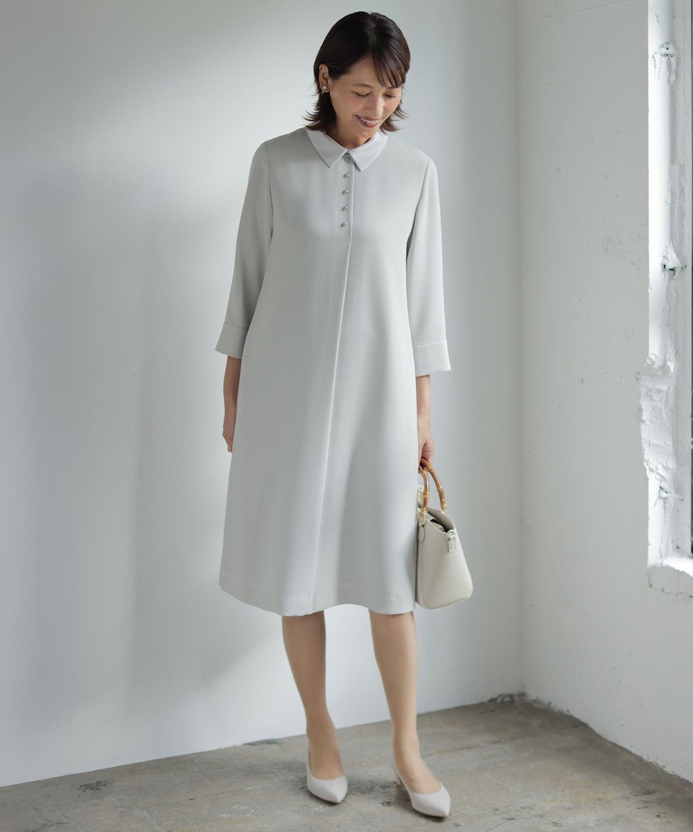 J.PRESS LADIES 【WEB限定】リバーシブルパール イヤリング 