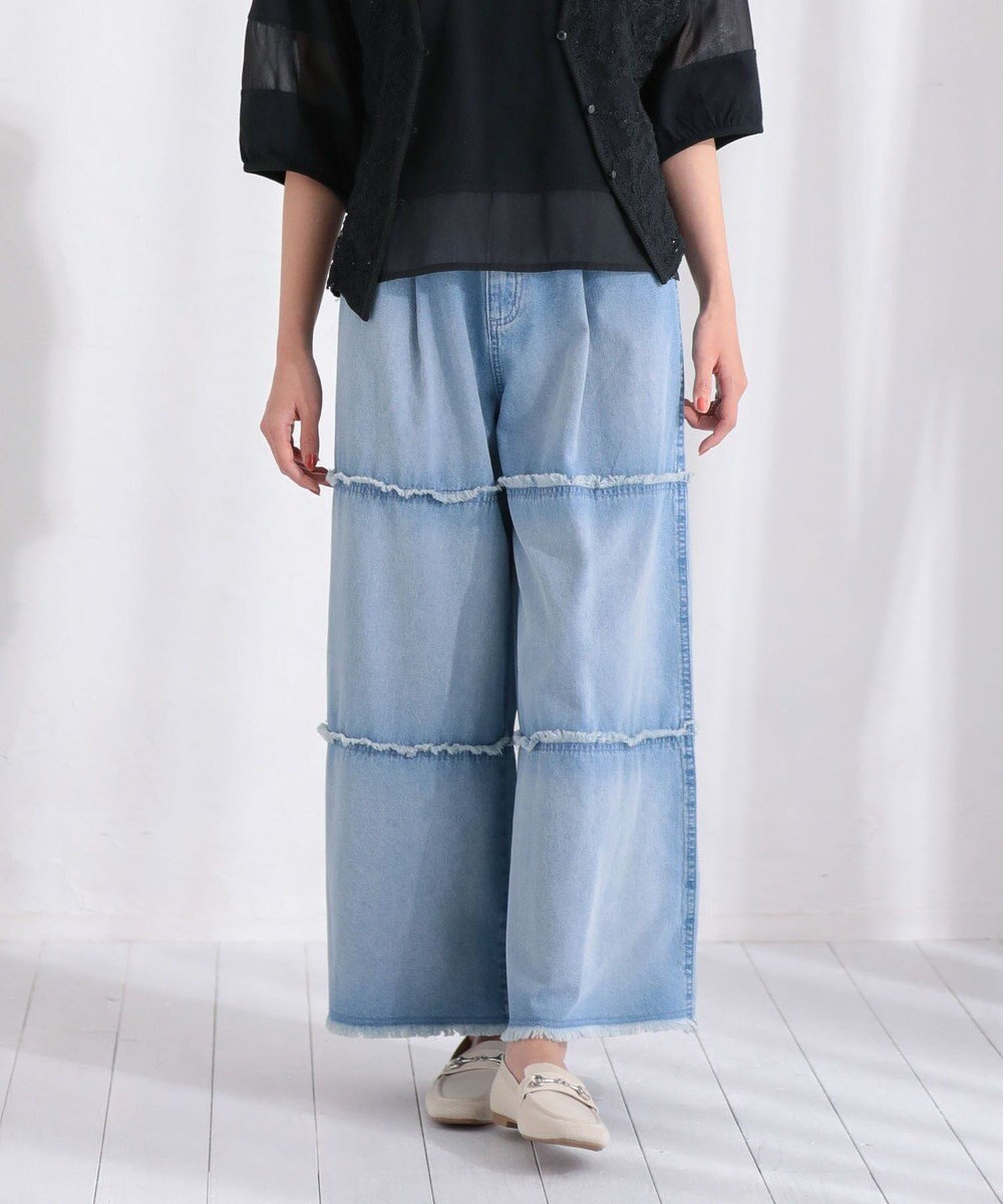 Green Parks ・ＳＵＧＡＲ　ＳＰＯＯＮ　ティアードデニムパンツ 