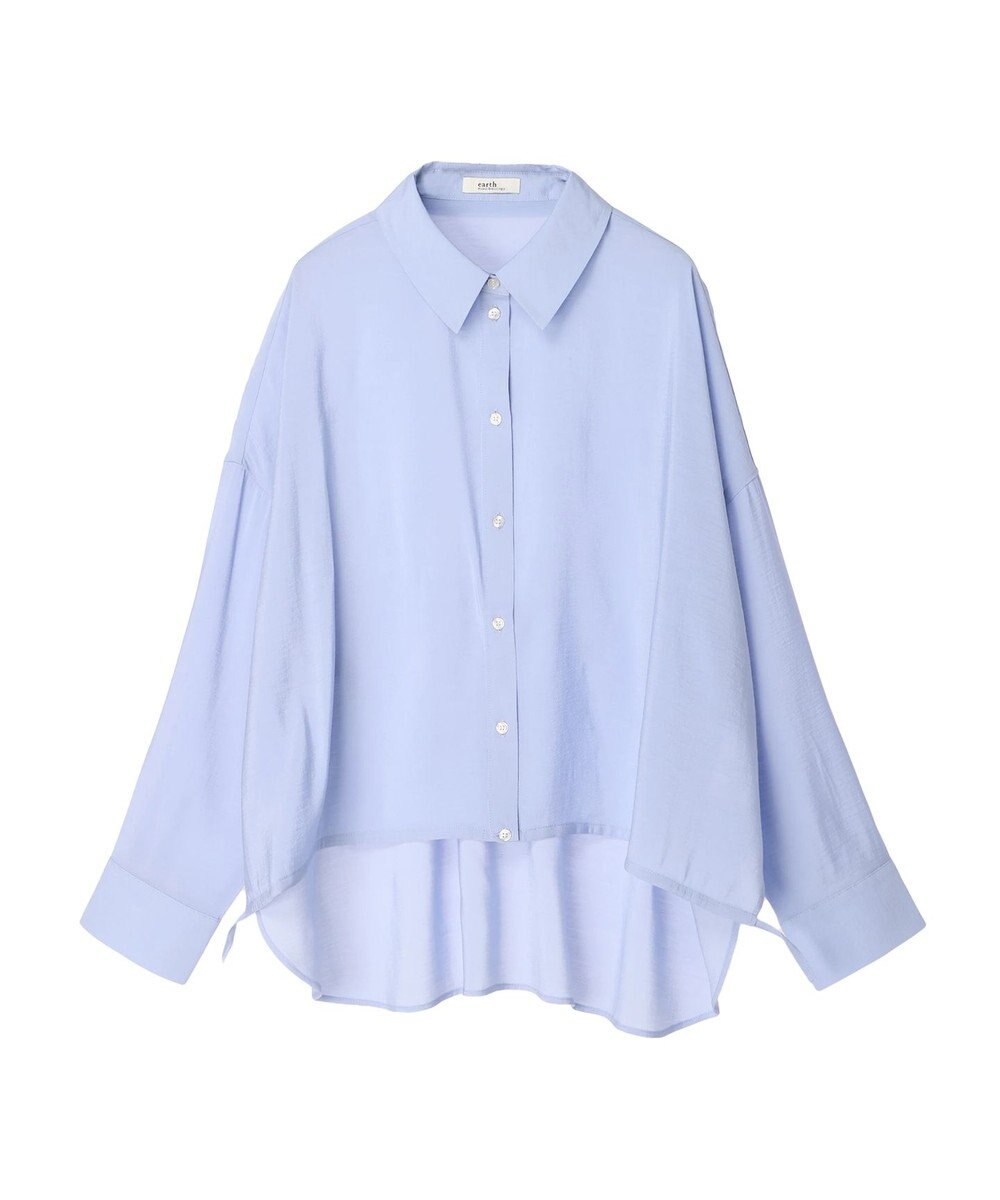 earth music&ecology ドロスト羽織シャツ 