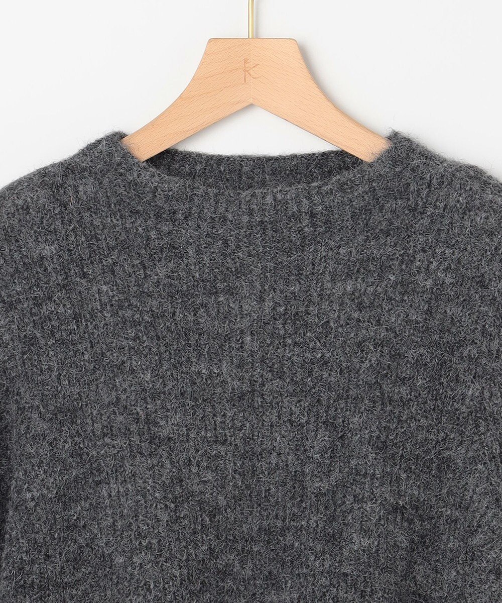 組曲 L へアリーヤーン フレア ニット 