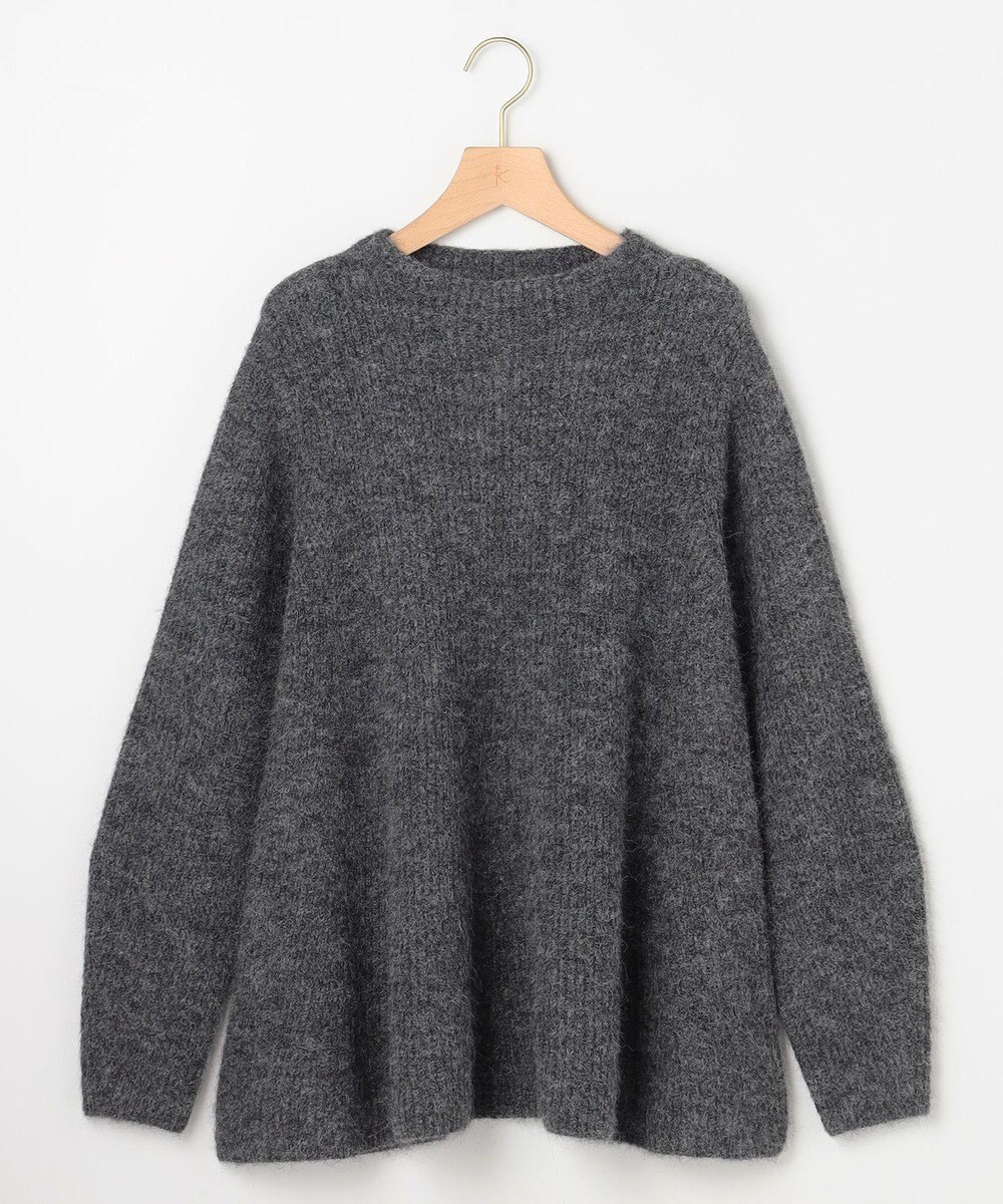 組曲 L へアリーヤーン フレア ニット 