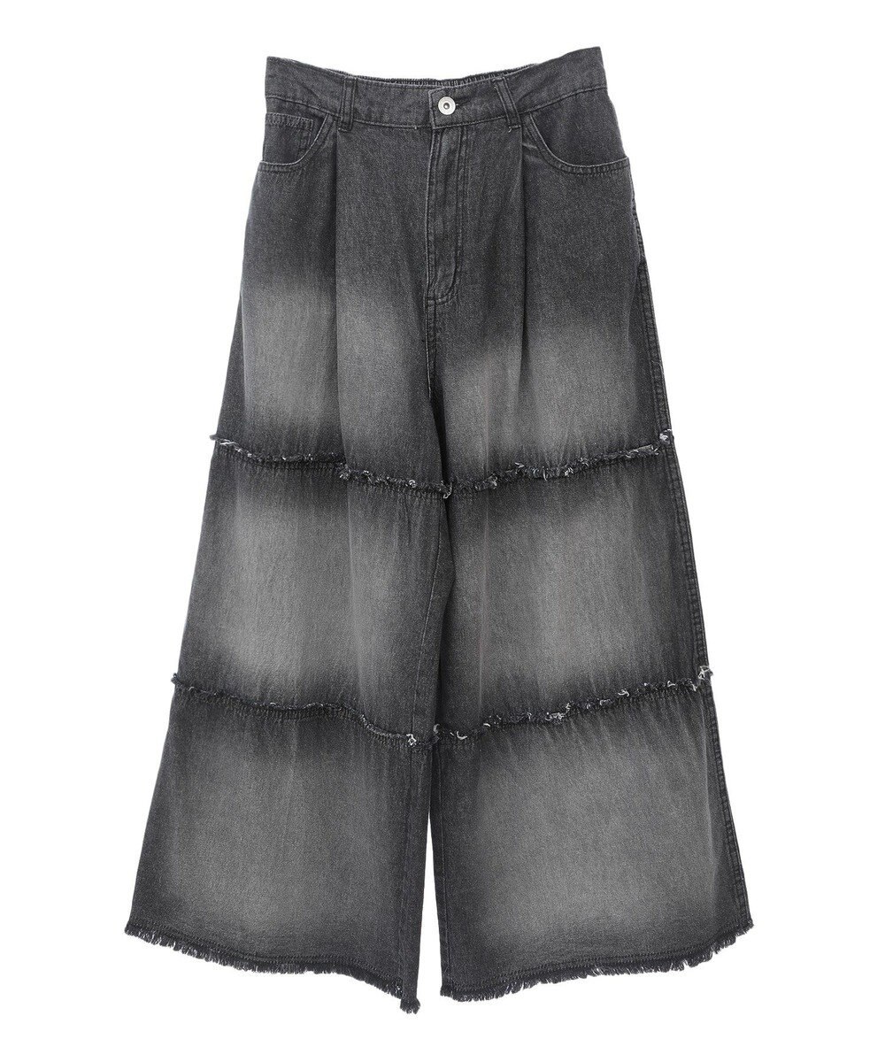 Green Parks ・ＳＵＧＡＲ　ＳＰＯＯＮ　ティアードデニムパンツ 