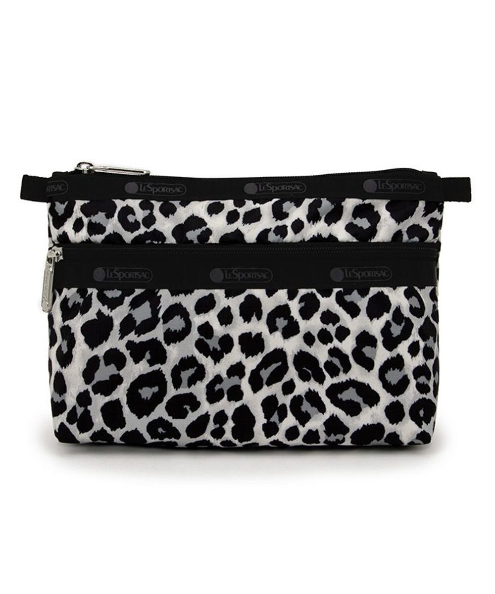 LeSportsac COSMETIC CLUTCH/ニュートラルレオパード 