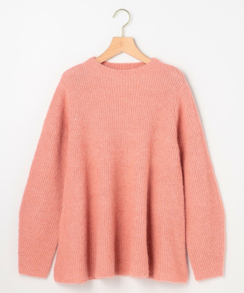 組曲 L へアリーヤーン フレア ニット 