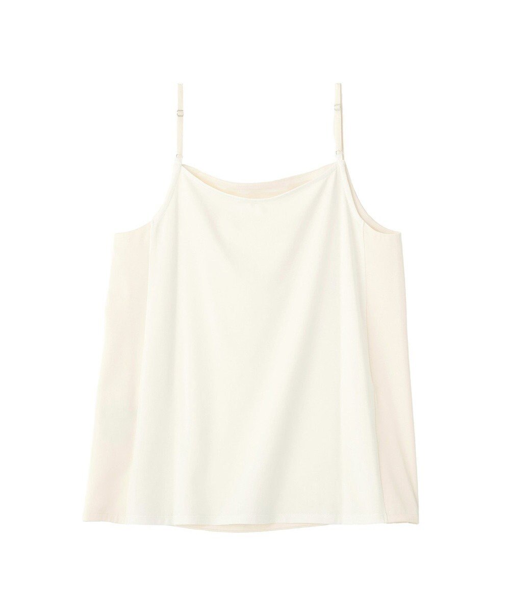 YECCA VECCA ボートネックサテンキャミ 