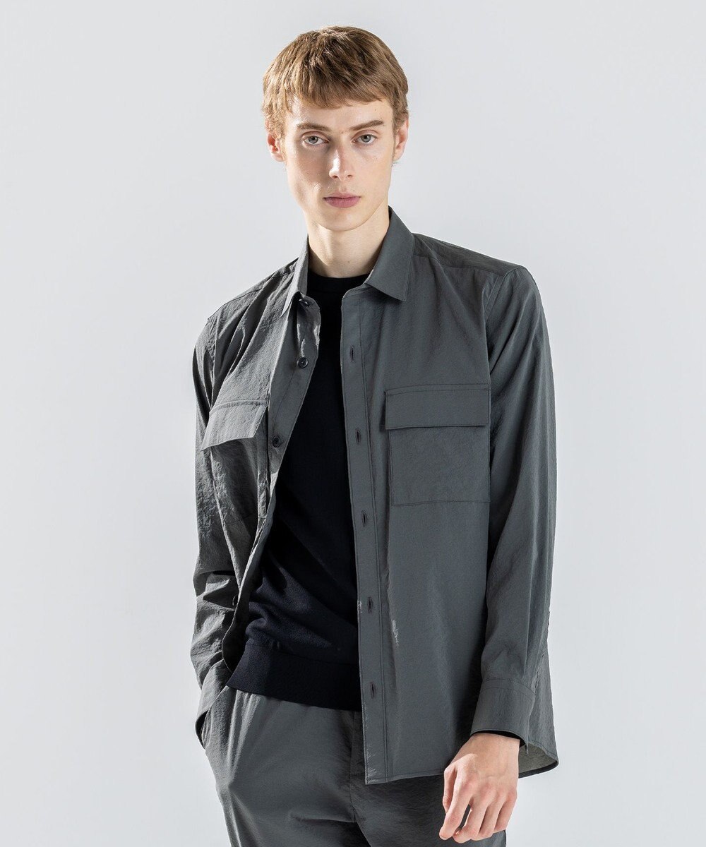 JOSEPH HOMME 新素材【ストレッチ】グレインウェーブストレッチ / シャツブルゾン 