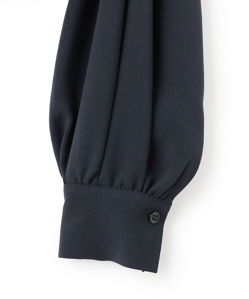 BEIGE， 【洗える】SIBYLLE / 配色カラーロングパフスリーブブラウス 