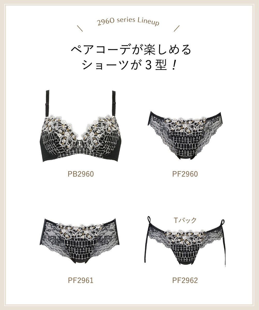 Wing ブラジャー Wing Lesiage 自然なまるみシルエット ソフトなつけごこち 【2960シリーズ】 ブラ PB2960 ウイング／ワコール 