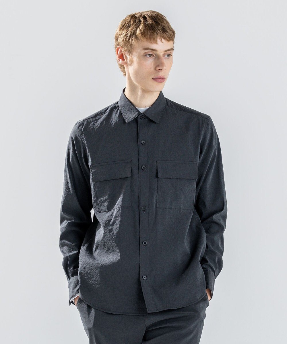 JOSEPH HOMME 新素材【ストレッチ】グレインウェーブストレッチ / シャツブルゾン 