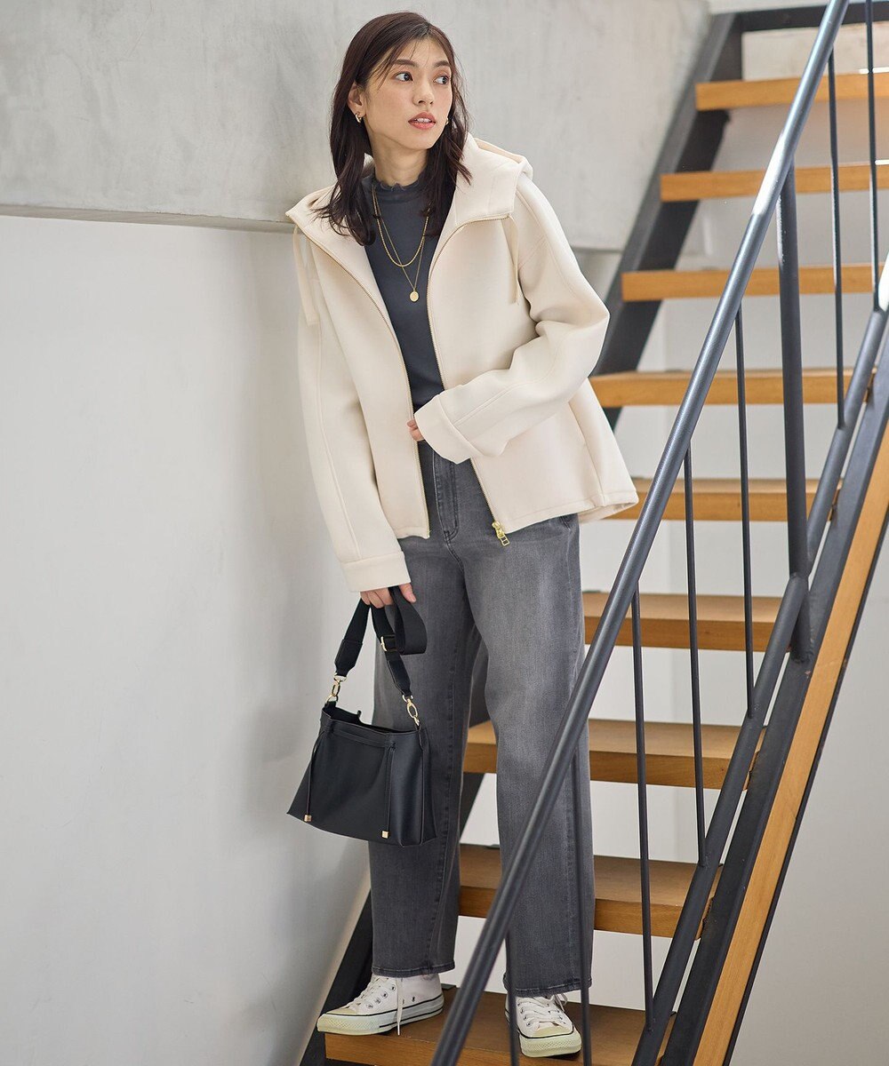 ANY L ダンボールＷジップパーカー 