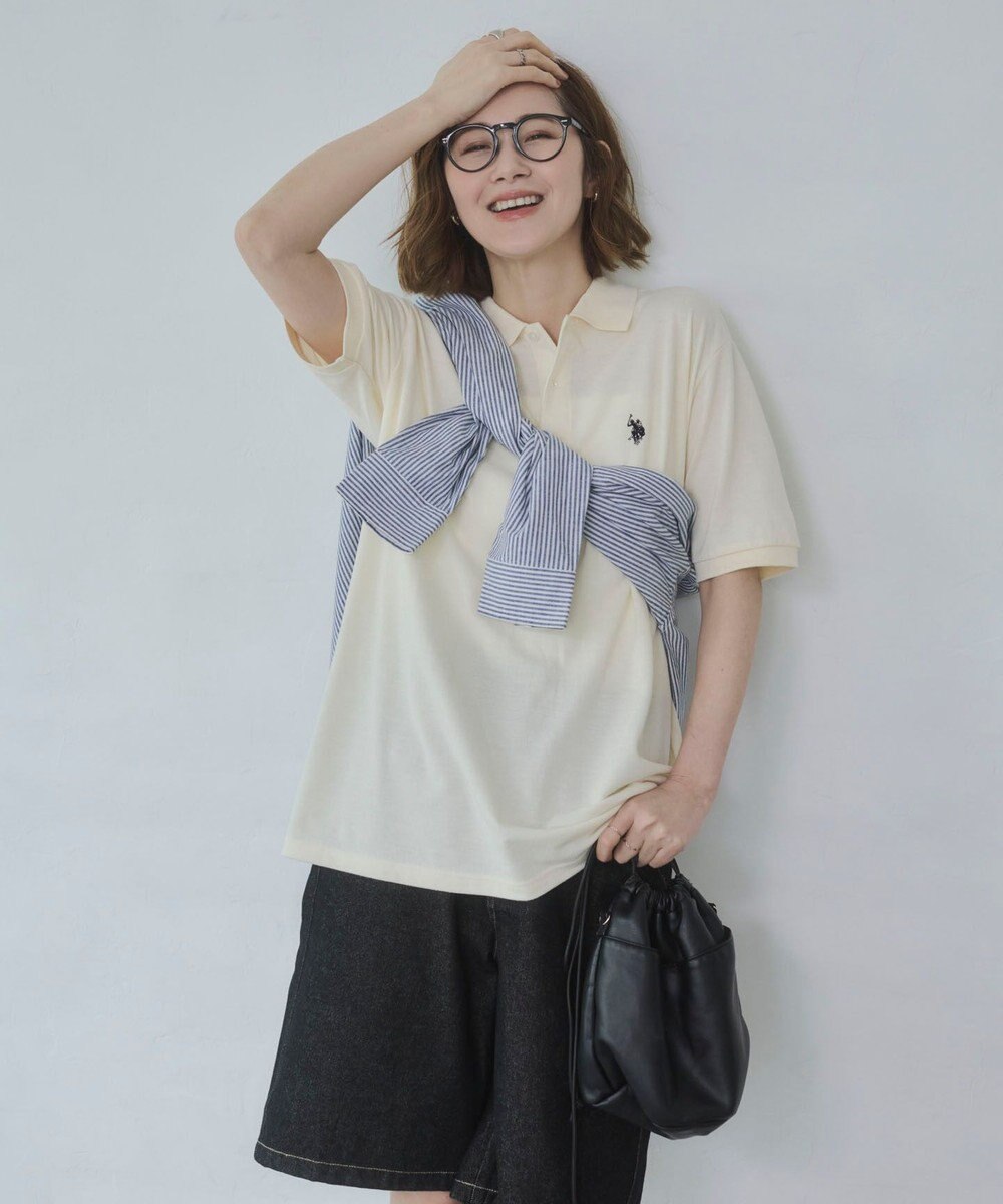 WEGO 【ユニセックス着用ITEM/SMLサイズ展開】U.S. POLO ASSN.別注ポロシャツ 