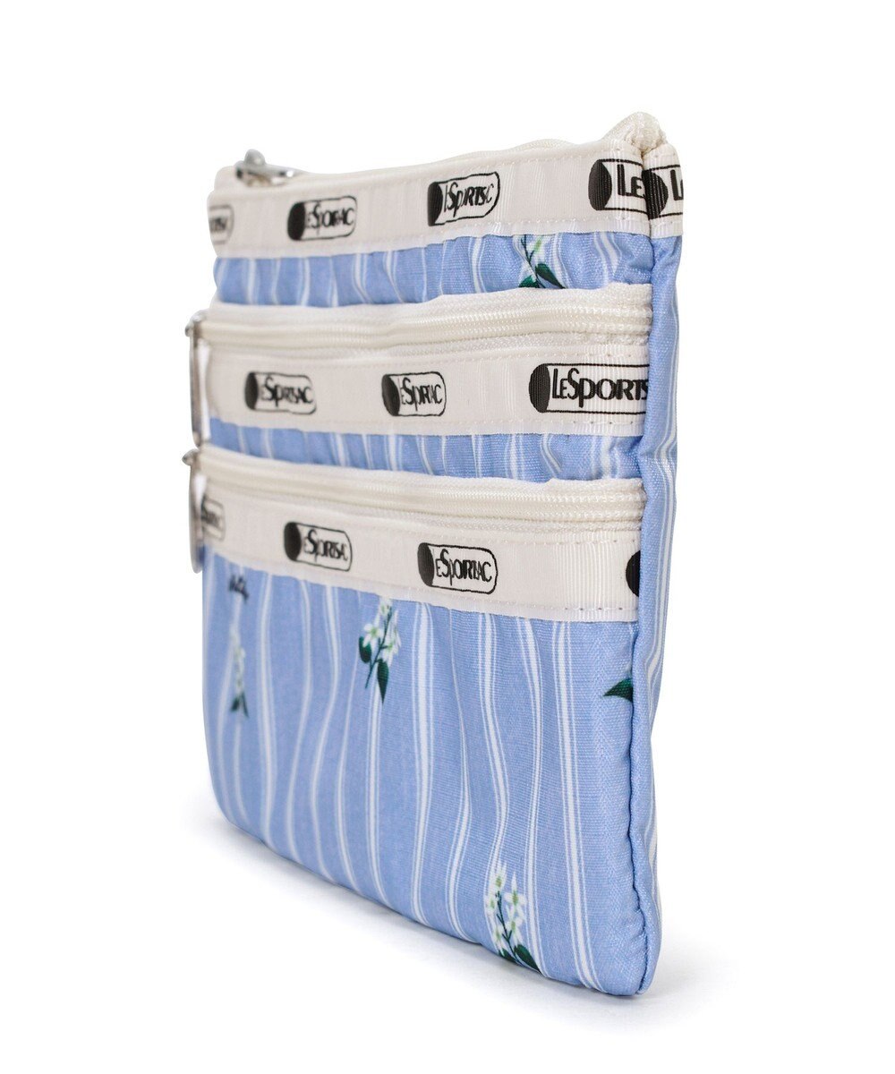 LeSportsac 3ZIP COSMETIC/ジャスミンストライプ 