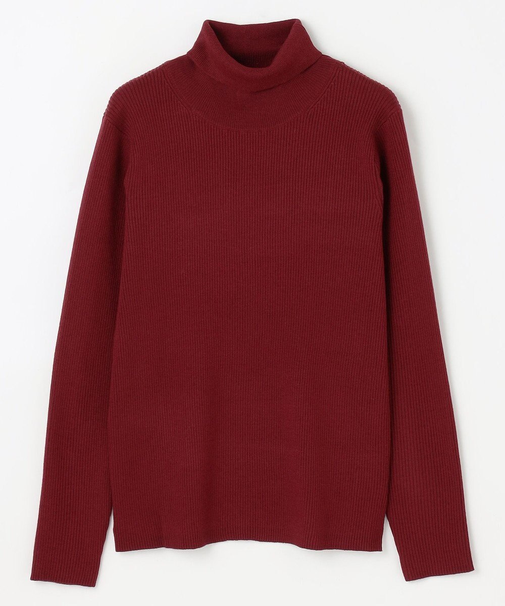 ANY 【洗濯機可】ウォームニットリブタートルネック 