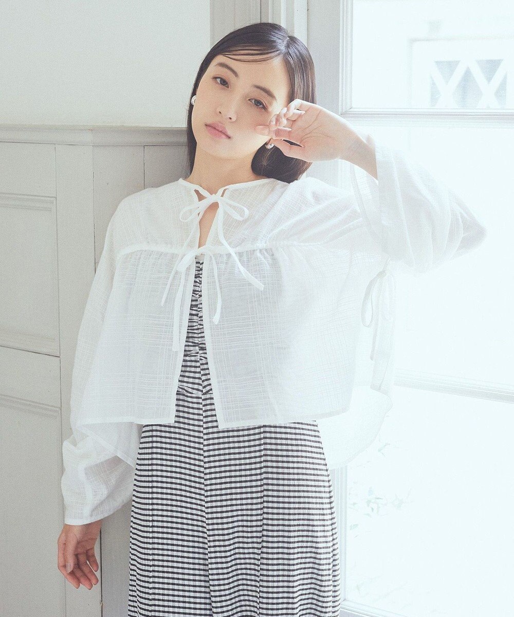 earth music&ecology ワッシャードロスト羽織りシャツ 