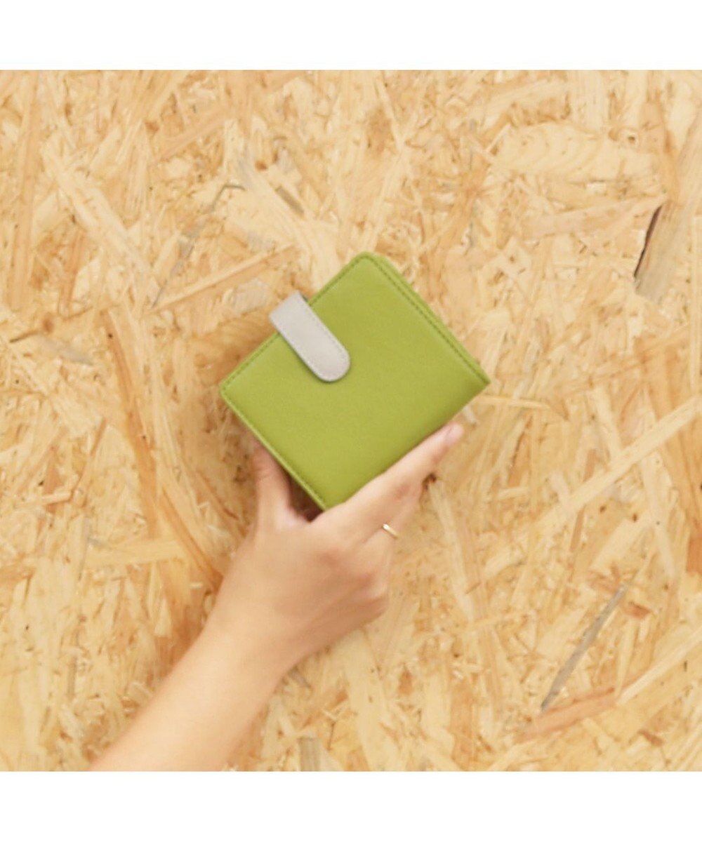 UNBILLION アトランタ ATLANTA / 牛革二つ折りカラーコンビウォレット 