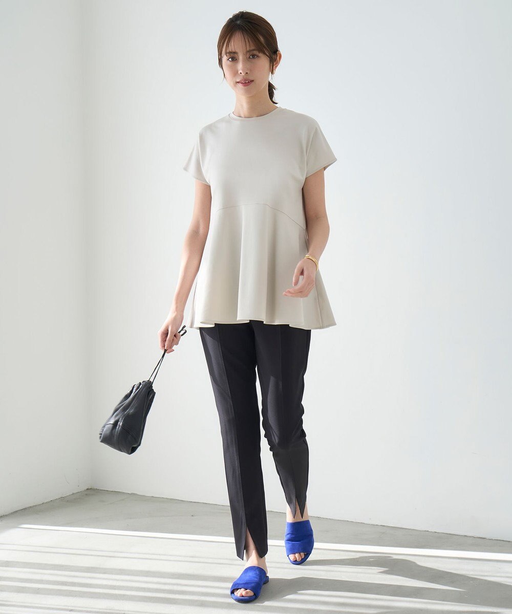 UNFILO BEAUTY FORM ペプラムＴシャツ 