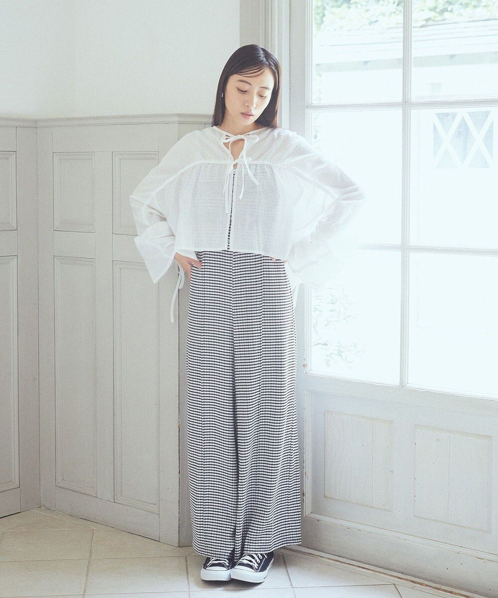 earth music&ecology ワッシャードロスト羽織りシャツ 