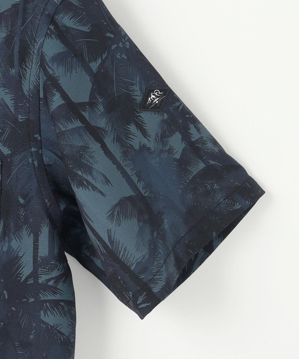 JOSEPH ABBOUD MOUNTAIN 【速乾/軽量/ストレッッチ】ライトスラブボタニカルプリント アウトドアシャツ 