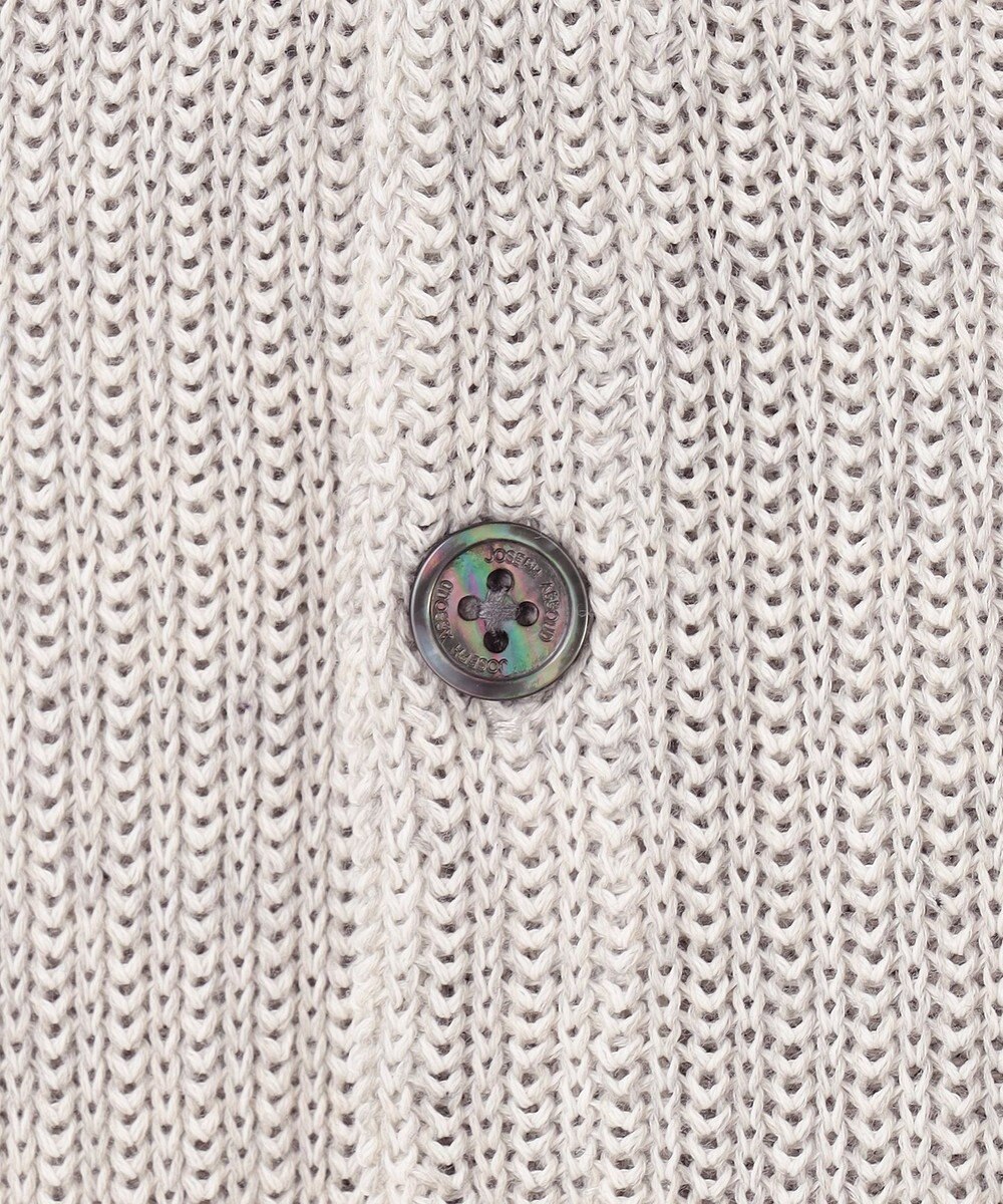 JOSEPH ABBOUD 【洗える】ストローヤーン ニット ベスト 