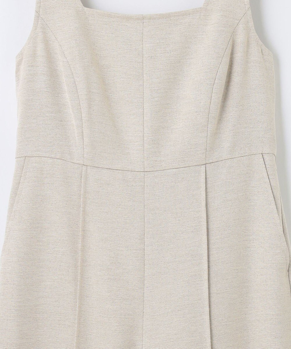 GRACE CONTINENTAL 麻調ベルトサロペット 