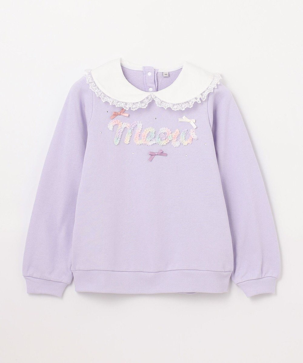 ANY KIDS 裏毛 モシャモシャ ロゴ トレーナー 