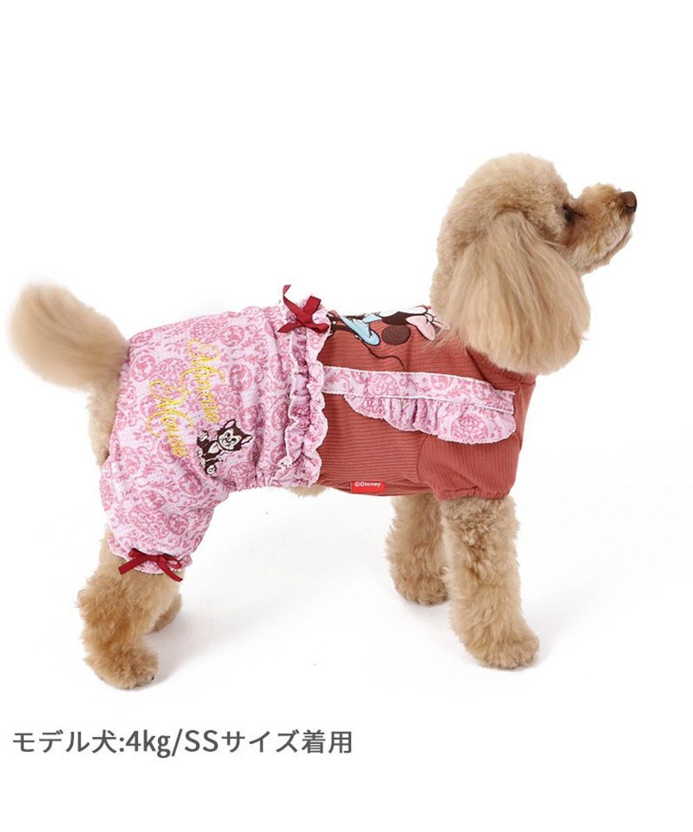 PET PARADISE ディズニー  ミニーマウス  アンティーク柄ロンパース 【小型犬】 