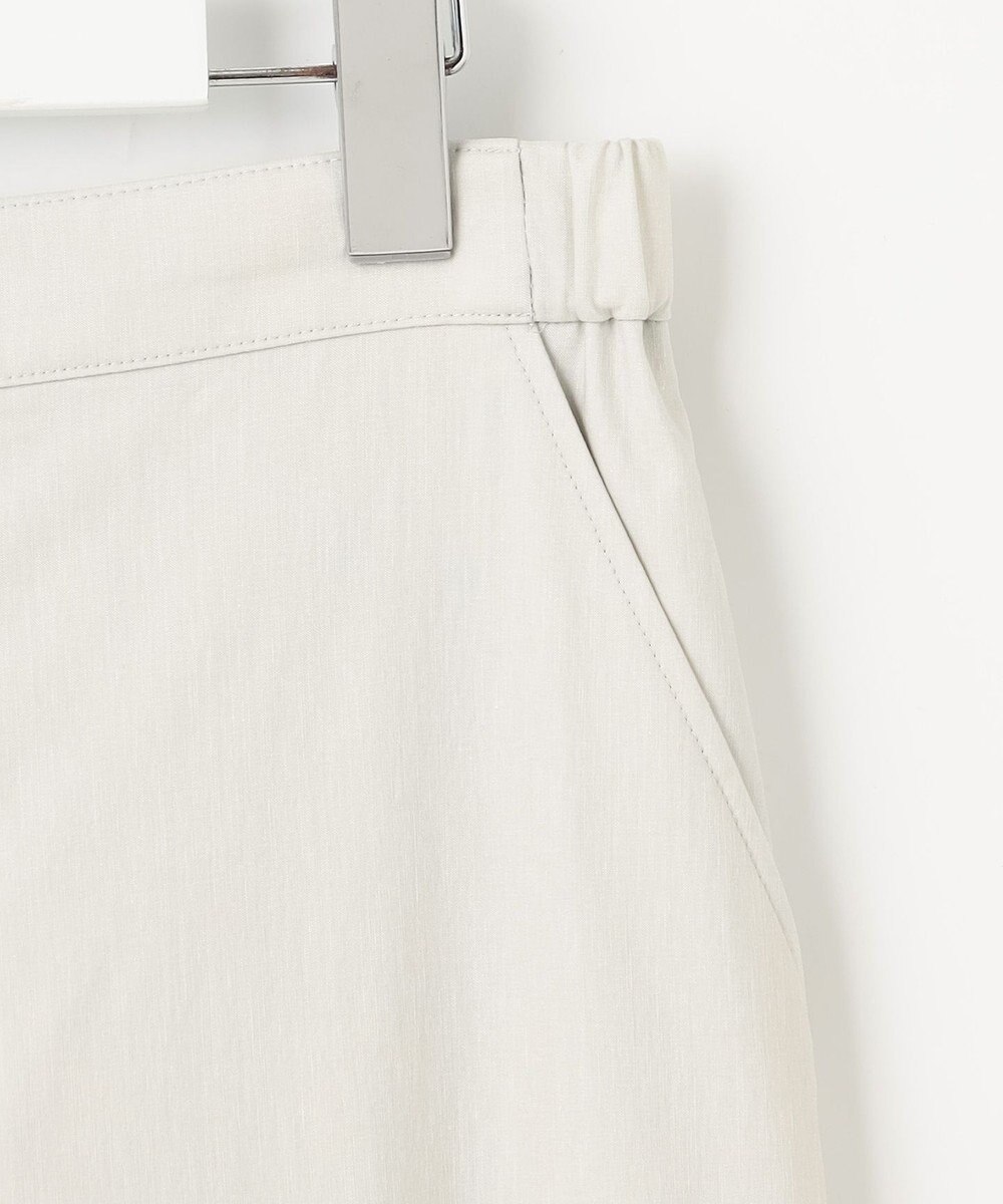 J.PRESS LADIES 【洗える】セルロースリネンストレッチ イージー パンツ 