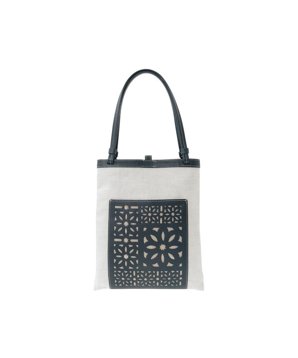 genten タペストリーカットワーク トートバッグ 