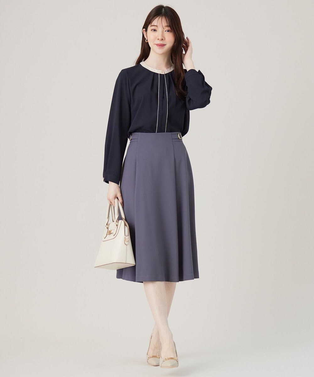 ANY SIS S 【洗える】フロントタック ブラウス 