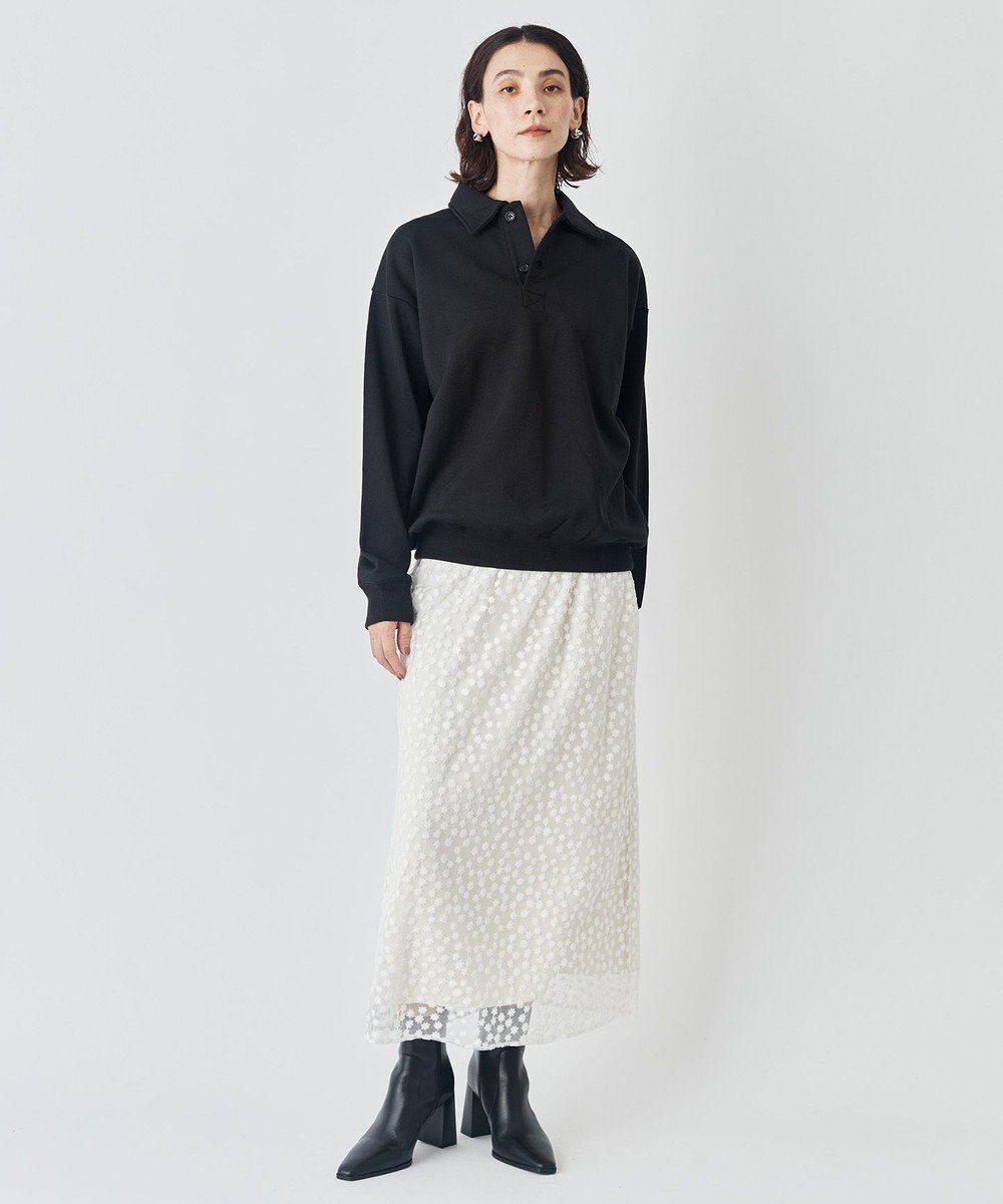 UNFILO MENS 【男女兼用】ナイロン裏毛 ポロ 