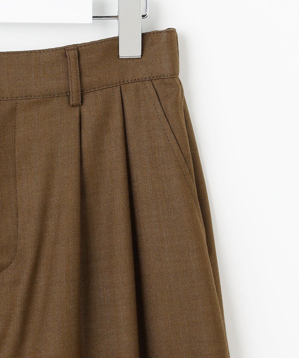 自由区 デニムライクツイルワイド パンツ 