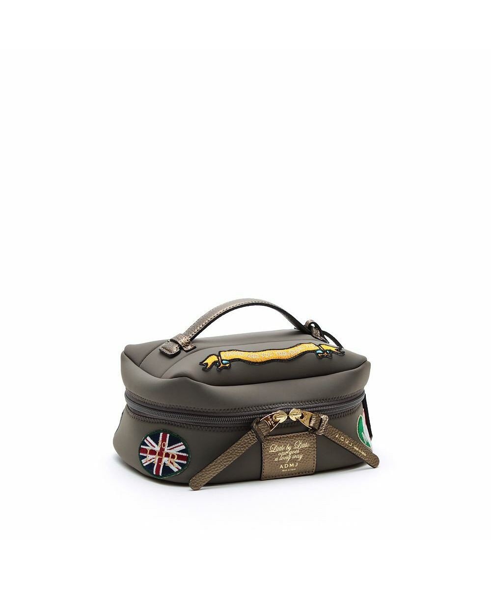 A.D.M.J. 【魔法の様に軽い】マジックライト/フラッグワッペンバニティバッグM 