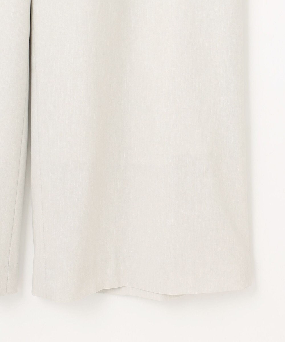 J.PRESS LADIES L 【洗える】セルロースリネンストレッチ イージー パンツ 