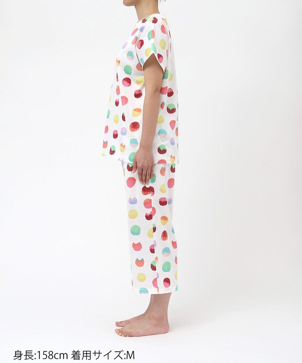 tsumori chisato SLEEP ツモリチサト パジャマ 3分袖 半袖 8分丈 綿100%(本体) 天竺素材 レディース UDT156 /ワコール 
