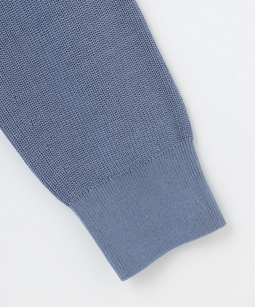 J.PRESS LADIES 【洗える】 ガスコットンアウター キーネック カーディガン 