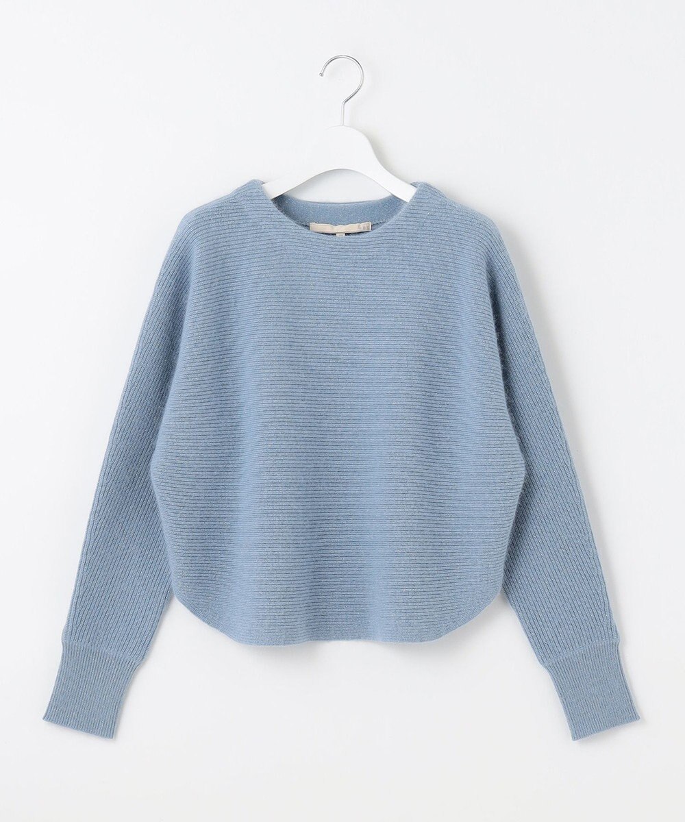 自由区 L 【洗える】シャイニールレックス ドルマンスリーブニット 