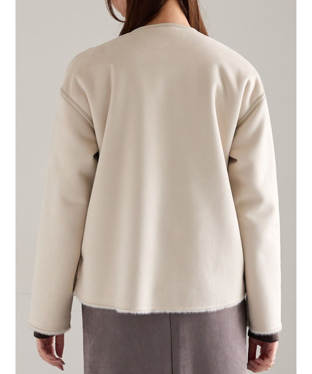 Te chichi リバーシブルファームートンブルゾン 