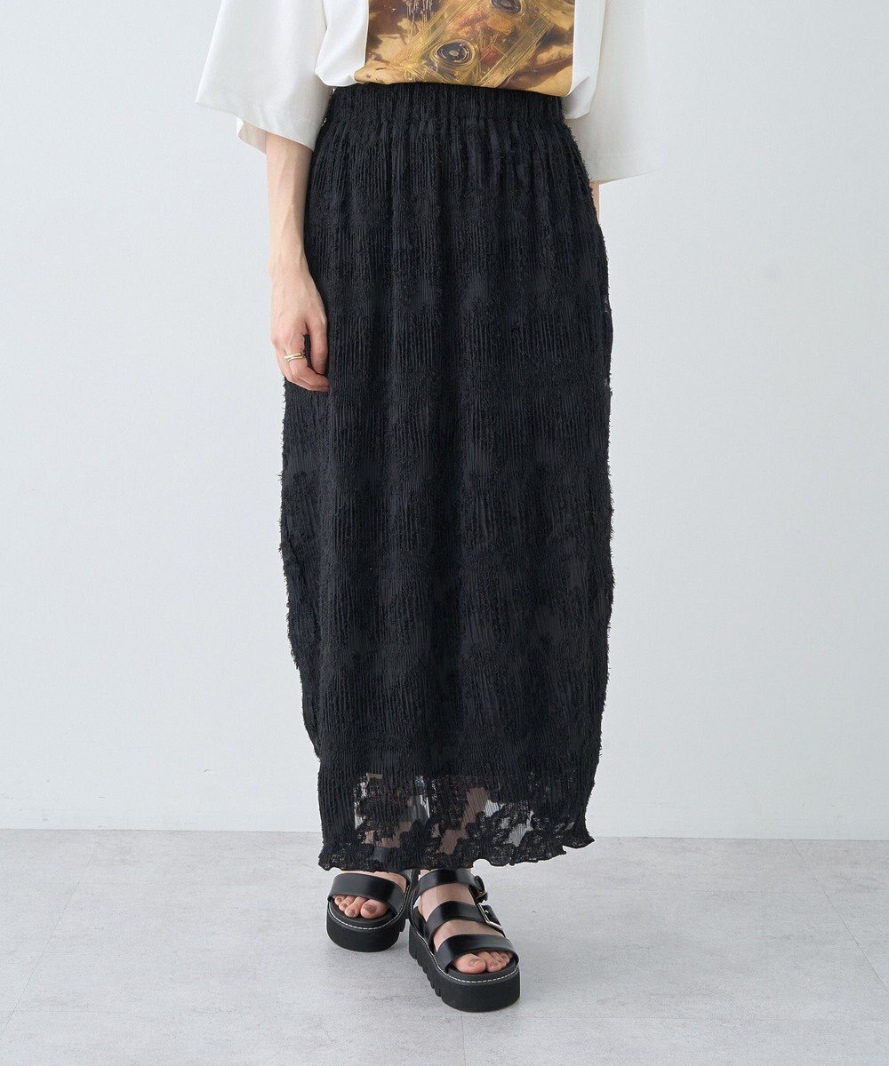 earth music&ecology マジョリカプリーツナロースカート 