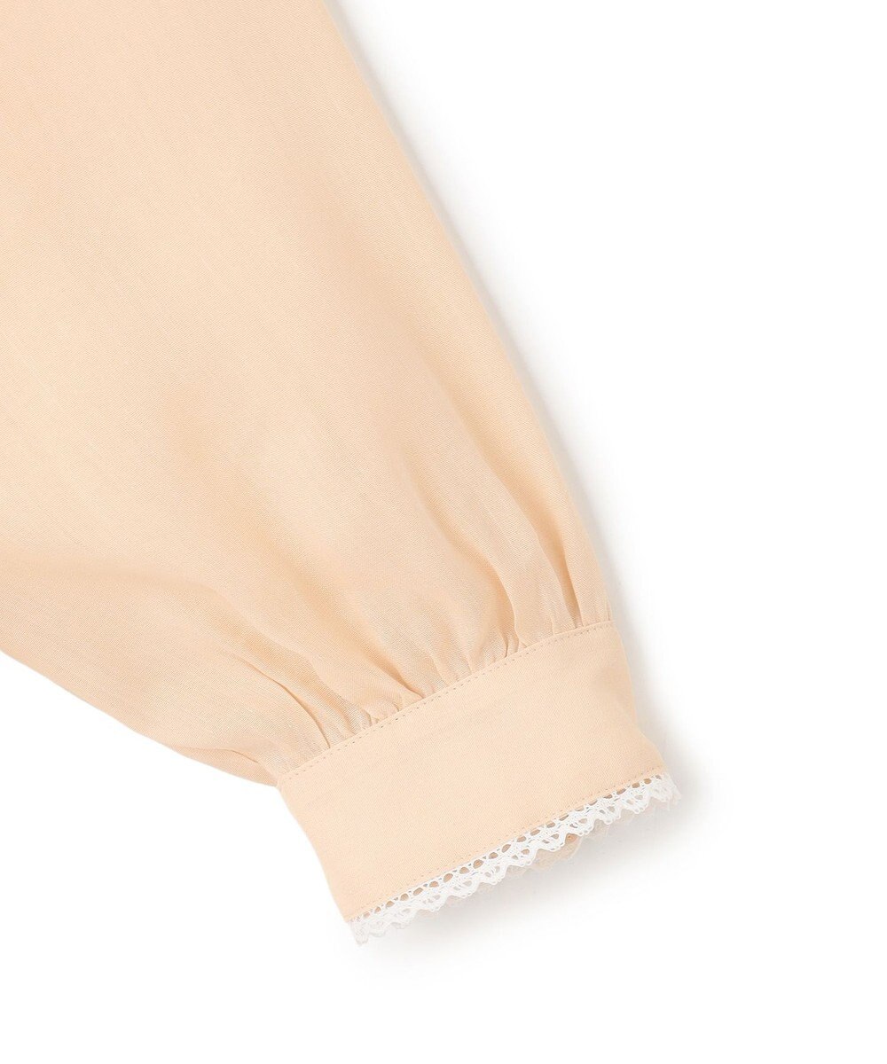 BEIGE， PAULINE / リネンヴィスコースレースブラウス 