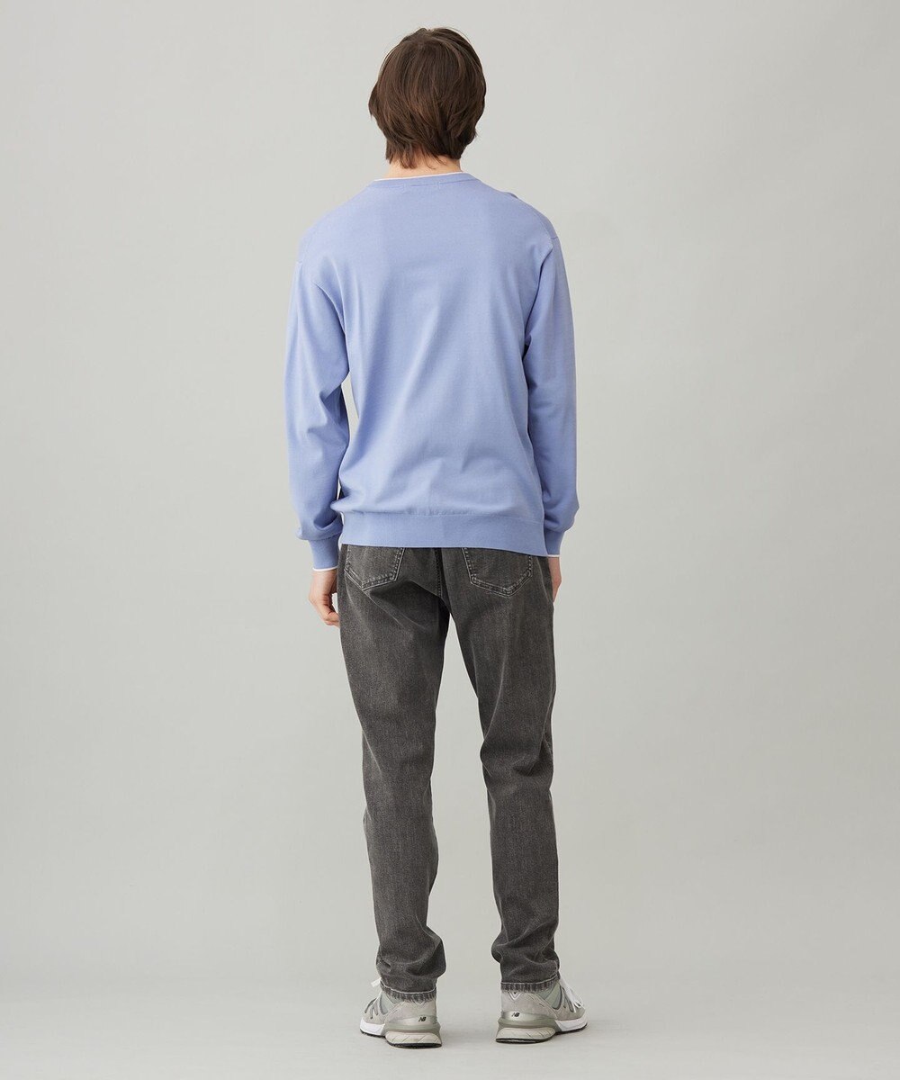 UNFILO MENS スタイリッシュ ニット プルオーバー 