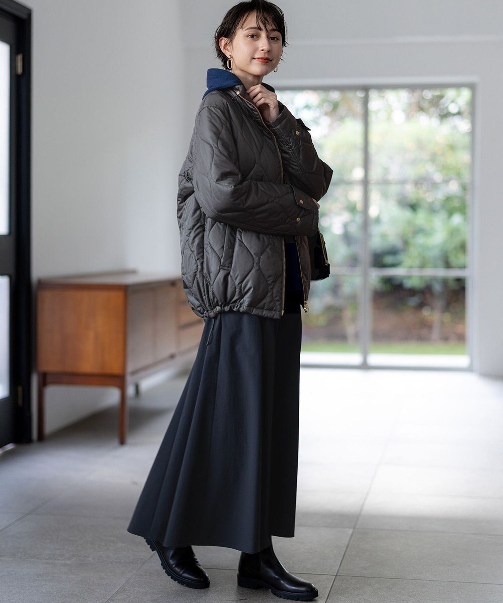 23区 【洗える】ストレッチタイプライター フレア スカート 