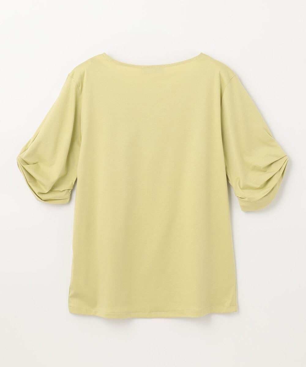 ANY 【接触冷感】シルケットスムース タックスリーブトップス 