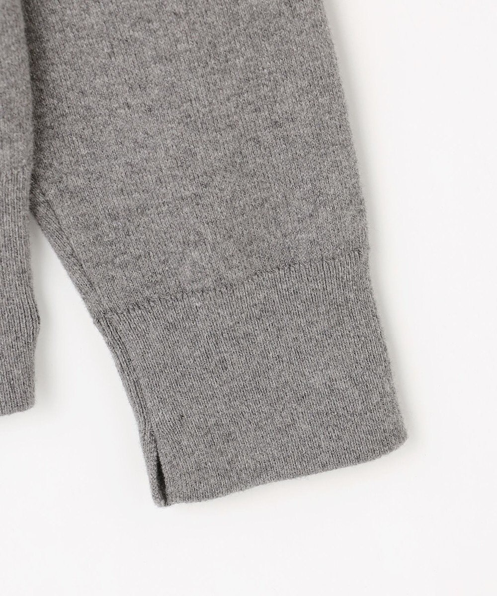 組曲 【加藤ローサさん着用】コットンカシミヤMIX刺繍入りニット 