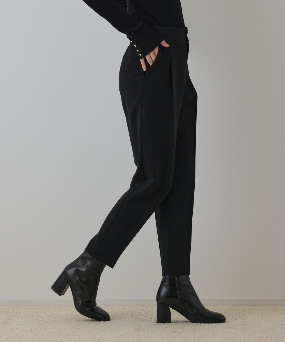 GRACE CONTINENTAL ハイウエストテーパードパンツ 