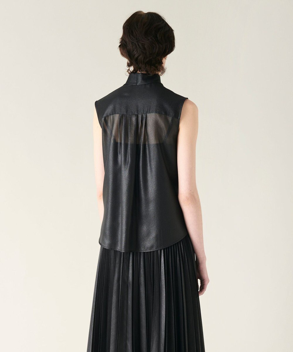 GRACE CONTINENTAL チンツボウタイノースリーブブラウス 