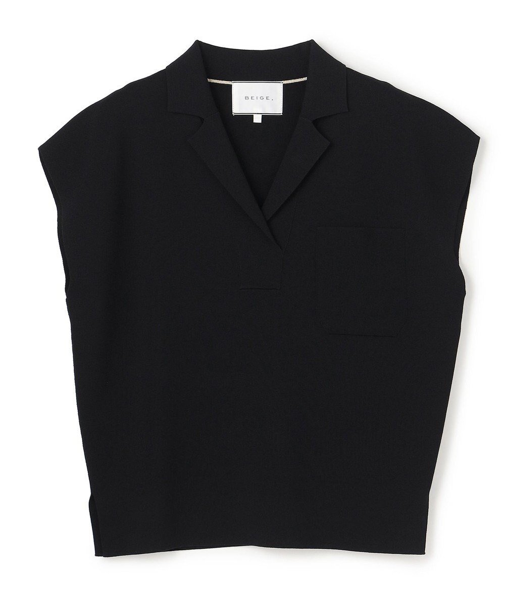 BEIGE， NADIA / ストレッチ スキッパーニット 