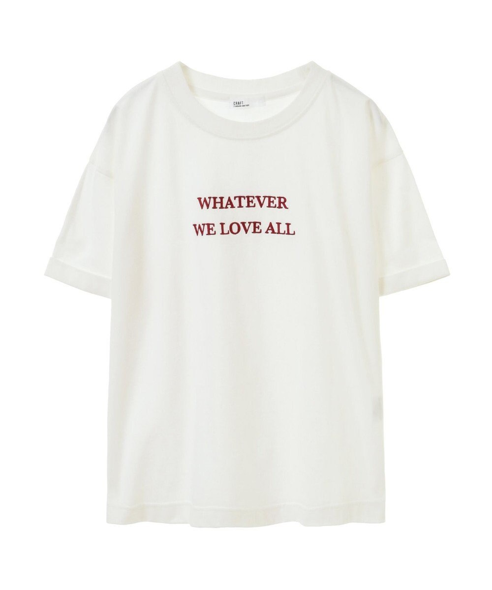 CRAFT STANDARD BOUTIQUE 刺繍ロゴＴシャツ 