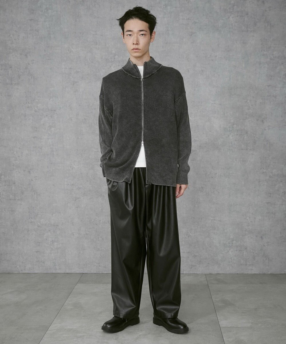 WEGO 【ユニセックス着用ITEM】合皮イージータックパンツ 